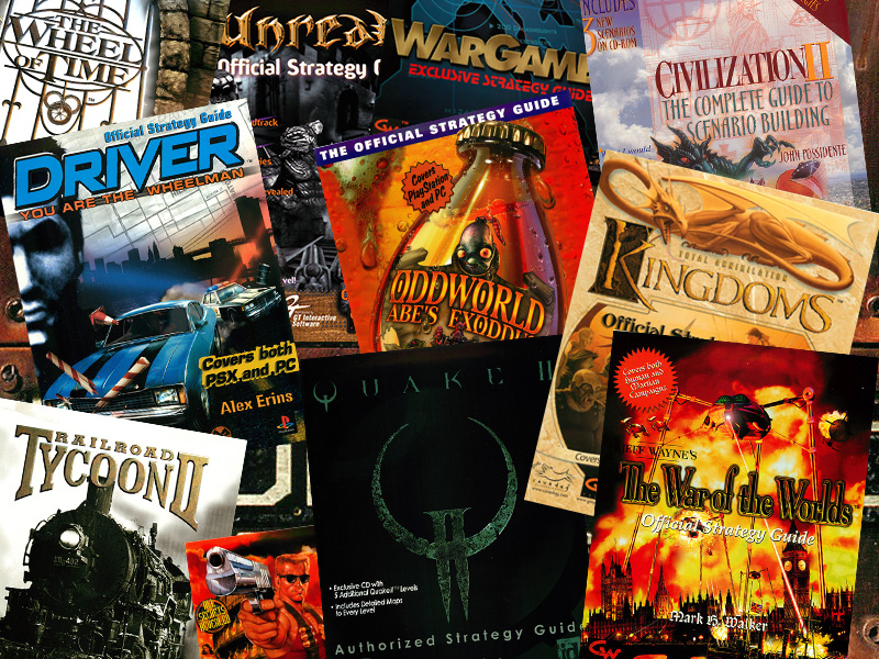 Covers: Strategy guides collage