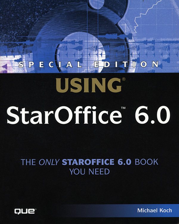 Cover: Using StarOffice 6.0
